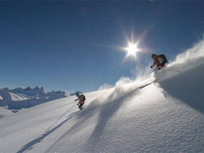 Ski freeride à la Grave