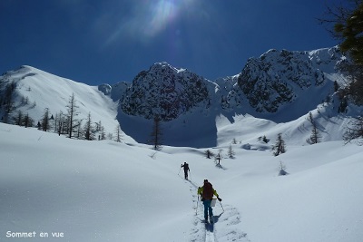 Découverte du ski de randonnée à Briançon Serre Chevalier. 