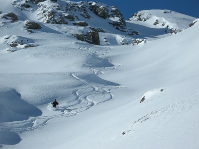 queyras ski itinerant viso frontiere itali