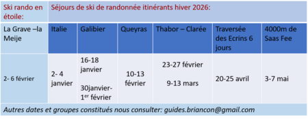 séjours ski claree thabor ecrins 2026